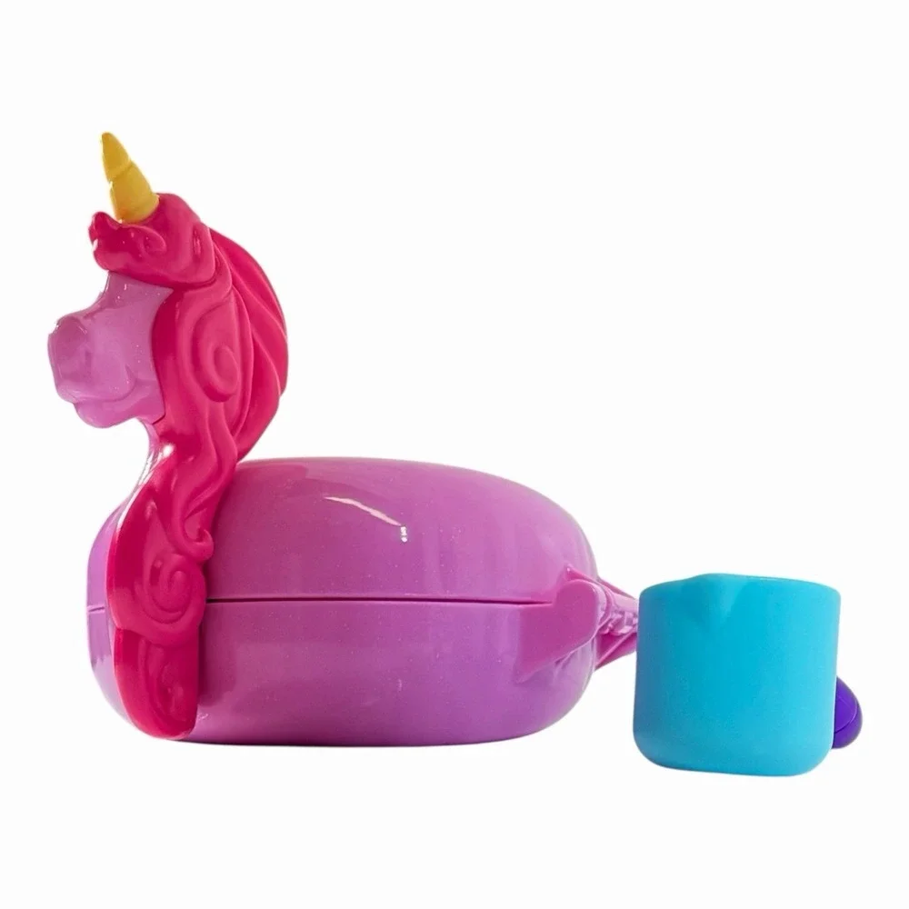 Polly Pocket Sparkle Cove Adventure Unicorn Floatie Compact Complete Set